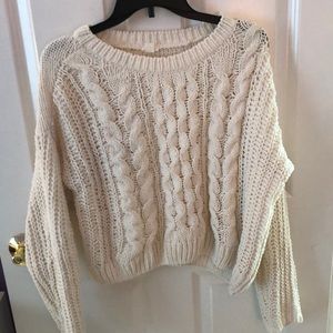Women’s cream sweater